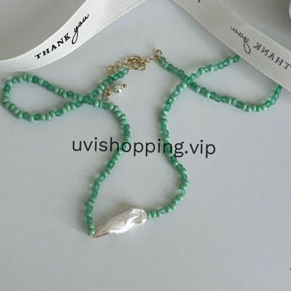 Colorful Baroque Pearl Necklace