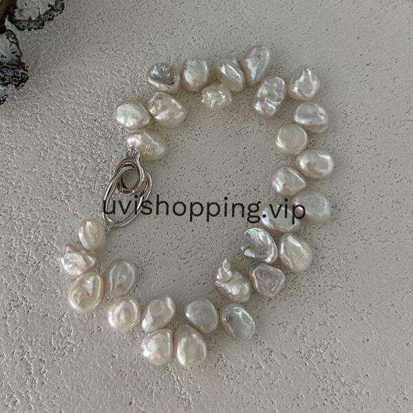 Keshi pearl bracelet