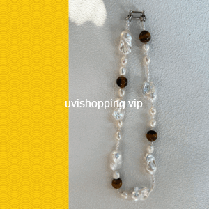 amber large baroque necklace