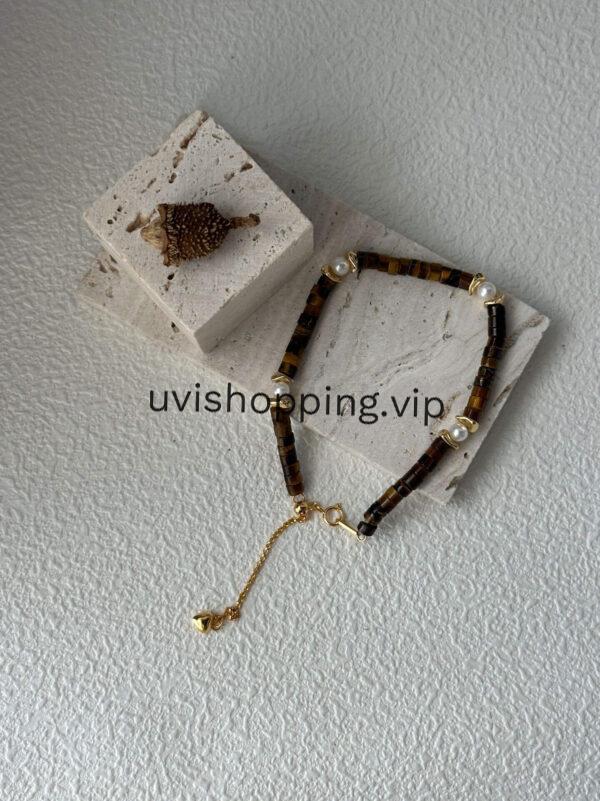 Caramel-colored Tiger's eye bracelet - Image 2