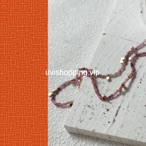 pink tourmaline single layer necklace