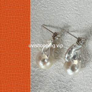 little baroque pearl diana earrings
